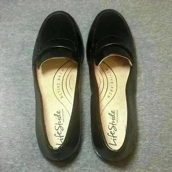 Life Stride Nico Loafer I2925M1001 Black Synthetic Women Sz 10 New, never worn! - Picture 5 of 12